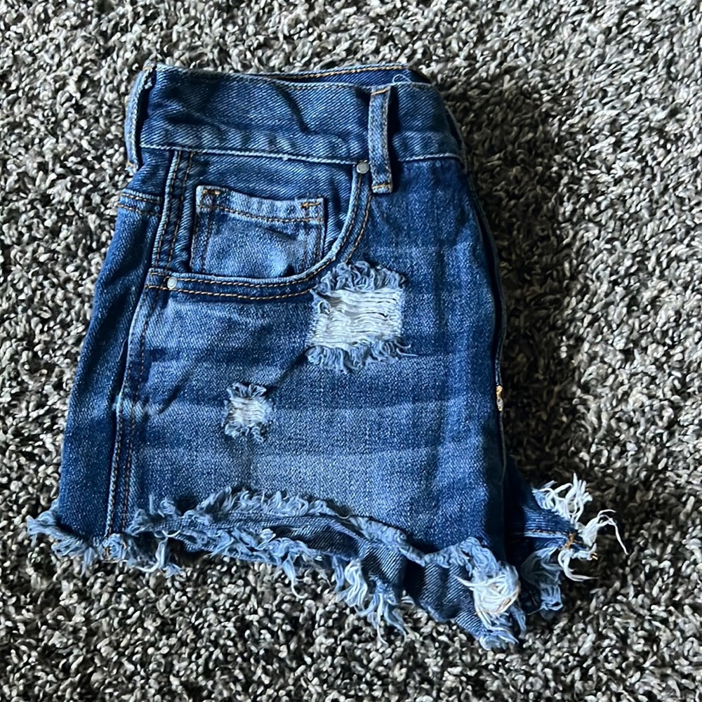 Blue shorts